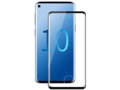 محافظ صفحه نمایش 6D فول گلس تمام چسب مناسب برای گوشی موبایل سامسونگ گلکسی S10